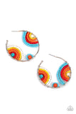 Paparazzi Rainbow Horizons - Multi - Earrings - Life of the Party Exclusive July 2021 - Glitzygals5dollarbling Paparazzi Boutique 