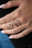 Waltzing Wonders - gold - Paparazzi ring - Glitzygals5dollarbling Paparazzi Boutique 