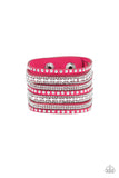 All Hustle and Hairspray - pink - Paparazzi bracelet - Glitzygals5dollarbling Paparazzi Boutique 