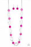Paparazzi SHELL Your Soul - Pink Necklace - Glitzygals5dollarbling Paparazzi Boutique 