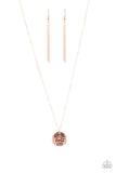 Paparazzi Let Your Light So Shine - Copper - Inspirational Necklace & Earrings - Glitzygals5dollarbling Paparazzi Boutique 