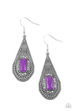 Deco Dreaming - purple - Paparazzi earrings - Glitzygals5dollarbling Paparazzi Boutique 