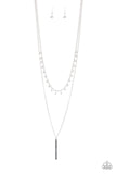 Paparazzi Keep Your Eye On The Pendulum - Silver Necklace - Glitzygals5dollarbling Paparazzi Boutique 