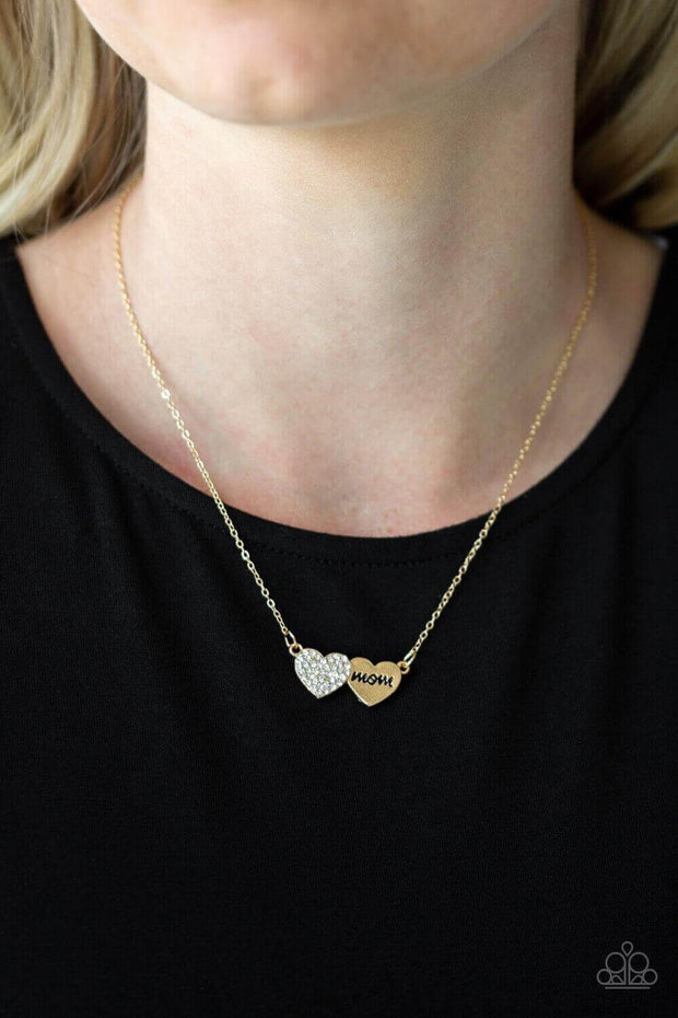 Paparazzi “Mama Knows Best” Gold Necklace - Glitzygals5dollarbling Paparazzi Boutique 