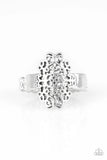 Paparazzi Full Of HAUTE Air - Silver - Filigree Dainty Band Ring - Glitzygals5dollarbling Paparazzi Boutique 
