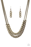 Urban Culture - Brass Necklace - Glitzygals5dollarbling Paparazzi Boutique 