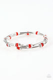 Paparazzi Into Infinity Bracelet Red - Glitzygals5dollarbling Paparazzi Boutique 