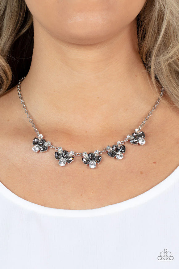 Envious Elegance Silver - Paparazzi Necklace - Glitzygals5dollarbling Paparazzi Boutique 