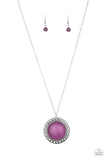 Run Out of RODEO Purple Necklace - Glitzygals5dollarbling Paparazzi Boutique 