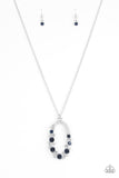 Spotlight Social Blue Necklace - Glitzygals5dollarbling Paparazzi Boutique 