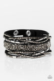 Paparazzi Glam Vibes Black Urban Bracelet - Glitzygals5dollarbling Paparazzi Boutique 