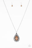 Paparazzi Total Tranquility Brown Necklace - Glitzygals5dollarbling Paparazzi Boutique 