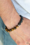 Paparazzi Destiny Brown Urban Bracelet Lava Beads - Glitzygals5dollarbling Paparazzi Boutique 