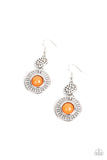 Ocean Orchard Orange ~ Paparazzi Earrings - Glitzygals5dollarbling Paparazzi Boutique 