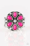 Paparazzi Ring ~ Color Me Calla Lily - Pink - Glitzygals5dollarbling Paparazzi Boutique 