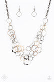 Main Street Mechanics Multi Necklace Fashion Fix - Glitzygals5dollarbling Paparazzi Boutique 