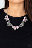 Paparazzi East Coast Essence - Pink - Moonstone - Necklace & Earrings - Glitzygals5dollarbling Paparazzi Boutique 