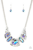 Futuristic Fashionista - Multi UV Shimmer - Paparazzi Necklace - Glitzygals5dollarbling Paparazzi Boutique 