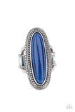Paparazzi Stone Healer - Blue Ring - Glitzygals5dollarbling Paparazzi Boutique 