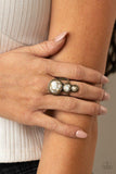 Paparazzi Ring ~ Marbled Magnificence - Brass - Glitzygals5dollarbling Paparazzi Boutique 