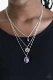 Paparazzi Southern Roots - Purple Stone - Tree of Life Charm - Necklace & Earrings - Glitzygals5dollarbling Paparazzi Boutique 
