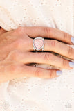 Paparazzi Just GLOW For It - Pink Gem - Silver Ring Exclusive Fashion Fix - Glitzygals5dollarbling Paparazzi Boutique 