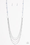 Paparazzi Contemporary Cadence Blue Necklace - Glitzygals5dollarbling Paparazzi Boutique 