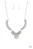 Omega Oasis - white - Paparazzi necklace - Glitzygals5dollarbling Paparazzi Boutique 