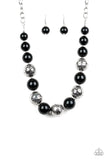 Floral Fusion Black ~ Paparazzi Necklace - Glitzygals5dollarbling Paparazzi Boutique 