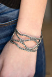 Paparazzi Speaks Volumes - Silver Cuff Bracelet - Glitzygals5dollarbling Paparazzi Boutique 