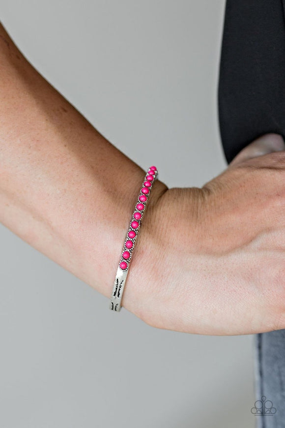 New Age Traveler - pink - Paparazzi bracelet - Glitzygals5dollarbling Paparazzi Boutique 
