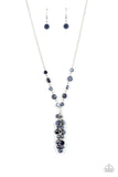 Paparazzi Necklace ~ Cosmic Charisma - Blue - Glitzygals5dollarbling Paparazzi Boutique 