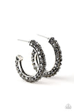 Paparazzi Don’t Mind The Stardust Silver Hematite Earrings - Glitzygals5dollarbling Paparazzi Boutique 