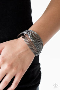 Urban Glam - black - Paparazzi bracelet - Glitzygals5dollarbling Paparazzi Boutique 