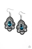 Paparazzi Reign Supreme Blue Earrings - Glitzygals5dollarbling Paparazzi Boutique 