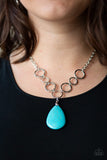 Paparazzi Livin’ On A PRAIRIE Blue Necklace - Glitzygals5dollarbling Paparazzi Boutique 