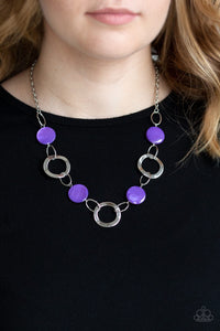 Paparazzi Bermuda Bliss Purple Necklace - Glitzygals5dollarbling Paparazzi Boutique 