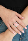 Paparazzi Mojave Mist - Pink Stone Ring - Glitzygals5dollarbling Paparazzi Boutique 