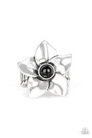 Paparazzi Ask for Flowers Black Ring - Glitzygals5dollarbling Paparazzi Boutique 