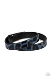 Paparazzi All GRRirl - Blue Animal print bracelet - Glitzygals5dollarbling Paparazzi Boutique 