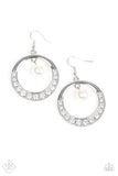 Paparazzi The Icon-ista - White Pearl Earrings - Fashion Fix / Trend Blend March 2019 - Glitzygals5dollarbling Paparazzi Boutique 