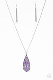Paparazzi Necklace ~ Tiki Tease - Purple - Glitzygals5dollarbling Paparazzi Boutique 