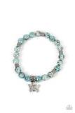 Paparazzi Butterfly Nirvana - Blue - Bracelet - Glitzygals5dollarbling Paparazzi Boutique 