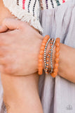 Sugary Sweet - orange - Paparazzi bracelet - Glitzygals5dollarbling Paparazzi Boutique 