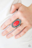 Paparazzi Mesa Meadows Red Ring - Glitzygals5dollarbling Paparazzi Boutique 