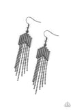 Paparazzi Radically Retro Black Earrings - Glitzygals5dollarbling Paparazzi Boutique 