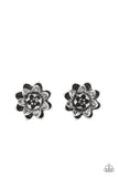 Paparazzi Water Lily Love - Silver - Earrings - Glitzygals5dollarbling Paparazzi Boutique 