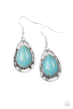 Paparazzi Abstract Anthropology Blue Earrings - Glitzygals5dollarbling Paparazzi Boutique 