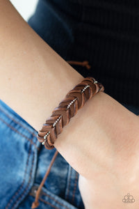 Paparazzi Rugged Rancher Brown Urban Bracelet - Glitzygals5dollarbling Paparazzi Boutique 