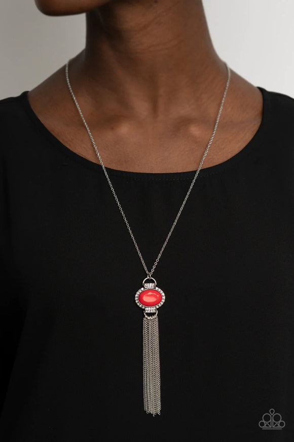 What GLOWS Up Red ~ Paparazzi Necklace - Glitzygals5dollarbling Paparazzi Boutique 